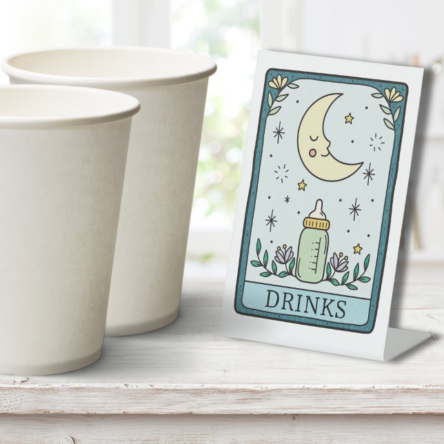 Expositor En L Tarot Baby Shower Drinks Table (Subido por el creador)
