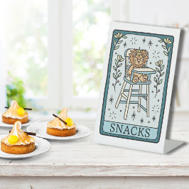 Expositor En L Tarot Baby Shower Food Snacks Table