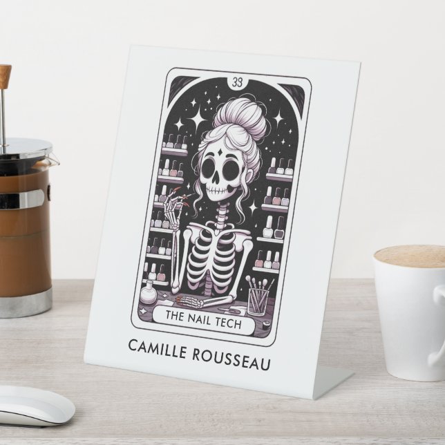 Expositor En L Tarot Nail Technician Personalized Business (In Situ)