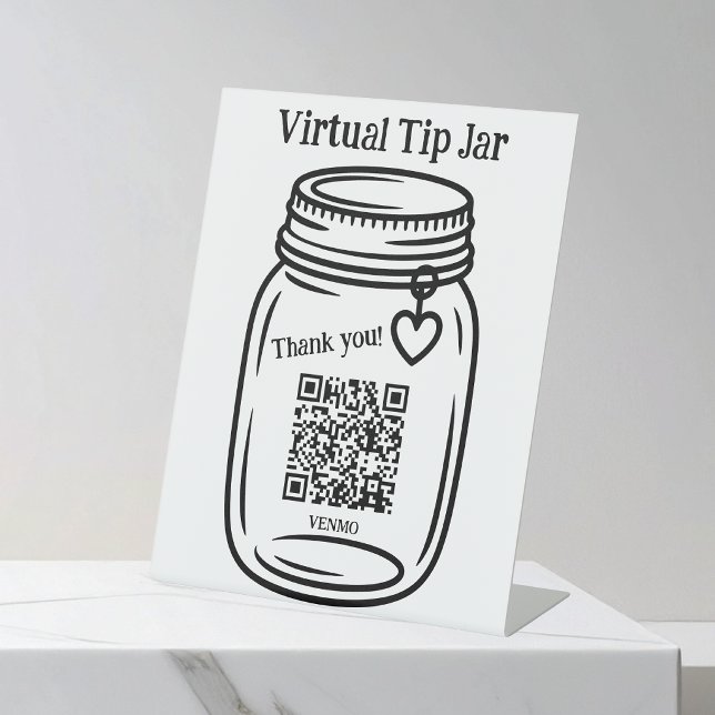 Expositor En L Tarro de Propinas Virtual, Escanea para Dar Propin (Subido por el creador)