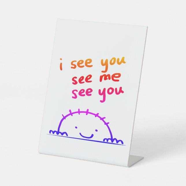 Expositor En L Te veo, me veo, te veo (Anverso)