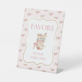 Expositor En L Tea Fiesta Bridal Shower Favor