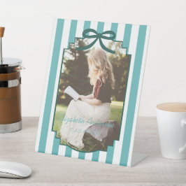 Expositor En L Teal Green Graduation