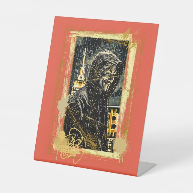 Expositor En L Techo de Satoshi (Anverso)