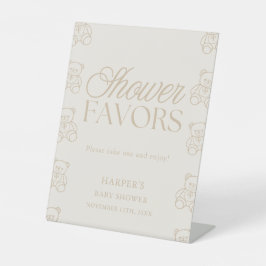 Expositor En L Teddy Bear Baby Shower Favors