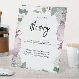 Expositor En L Tema de la boda floral