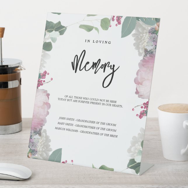 Expositor En L Tema de la boda floral (In Situ)