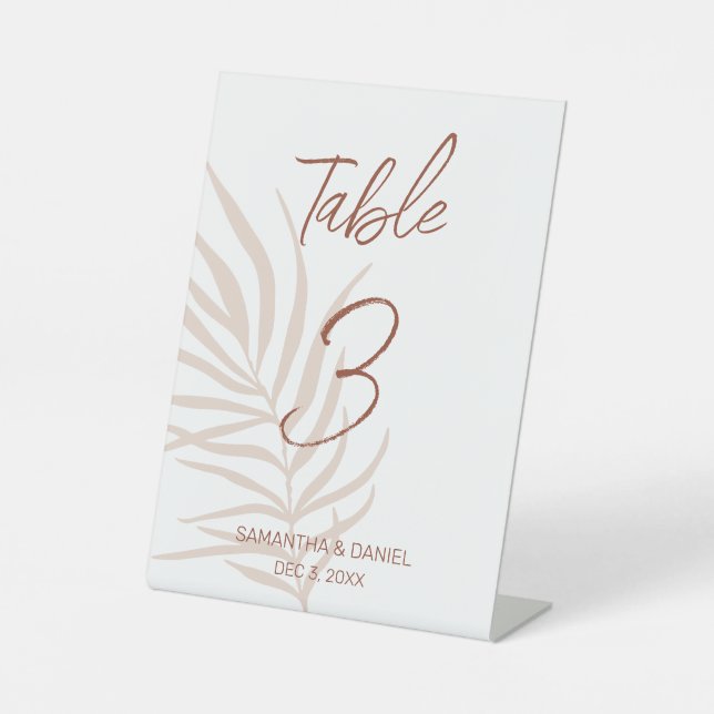 Expositor En L Terracotta Boho Boda (Anverso)