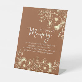 Expositor En L Terracotta En Memoria Amada Boda Memorial