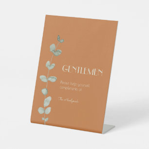 Expositor En L Terracotta Eucalyptus Deco Gentlemen Baño