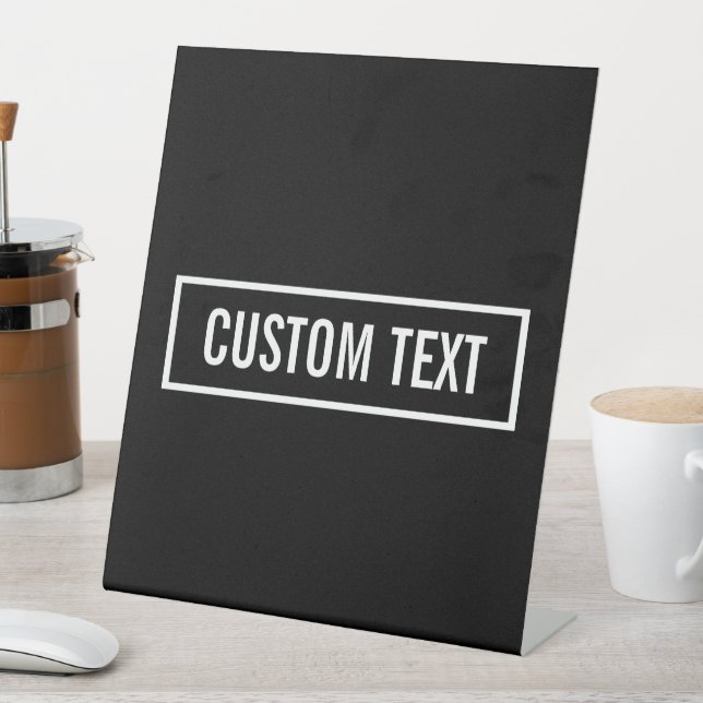 Expositor En L Texto editable moderno en marco de estilo de logot (In Situ)