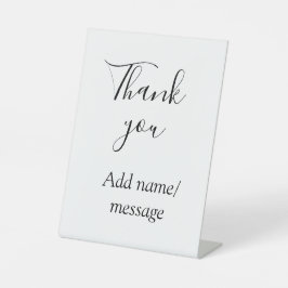 Expositor En L Thank you add name message simple stylish calligra