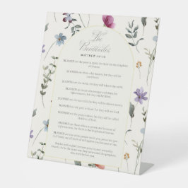 Expositor En L The Beatitudes Matthew 5:3–12 Floral Scripture