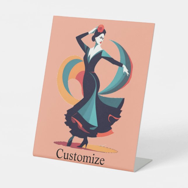 Expositor En L Thunder_Cove, bailarina de flamenco (Anverso)