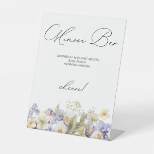 Expositor En L Tiempo Para El Té Mimosa Bar Bridal Shower