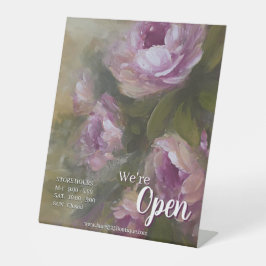 Expositor En L Tienda de Rosas Rosadas