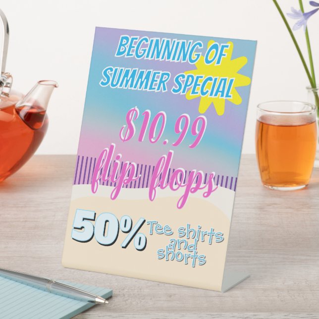 Expositor En L Tienda minorista Rótulo Pedestal (In Situ)