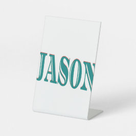 Expositor En L tipografía de nombre de arte premium personalizada