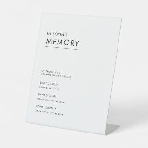 Expositor En L Tipografía Simple Moderna En El Boda De Memoria Am