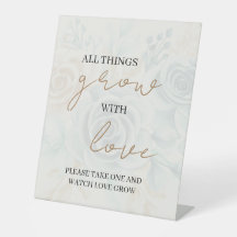 Todas las cosas crecen con amor Por favor, tómalo 