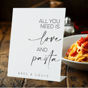 Expositor En L Todo Lo Que Necesitas Es Comida De Boda De Amo Y P