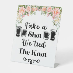 Expositor En L Toma una foto que atamos a la Boda rosa de Knot