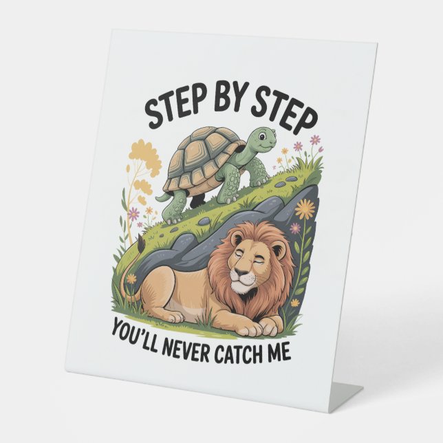 Expositor En L Tortle Lion Funny (Anverso)