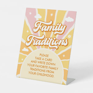 Expositor En L Tradiciones familiares de Baby Shower Sunshine