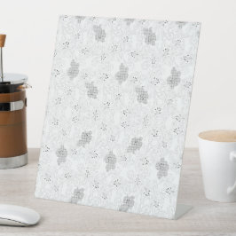 Expositor En L Transparent Grid Overlay – Editable PNG Texture