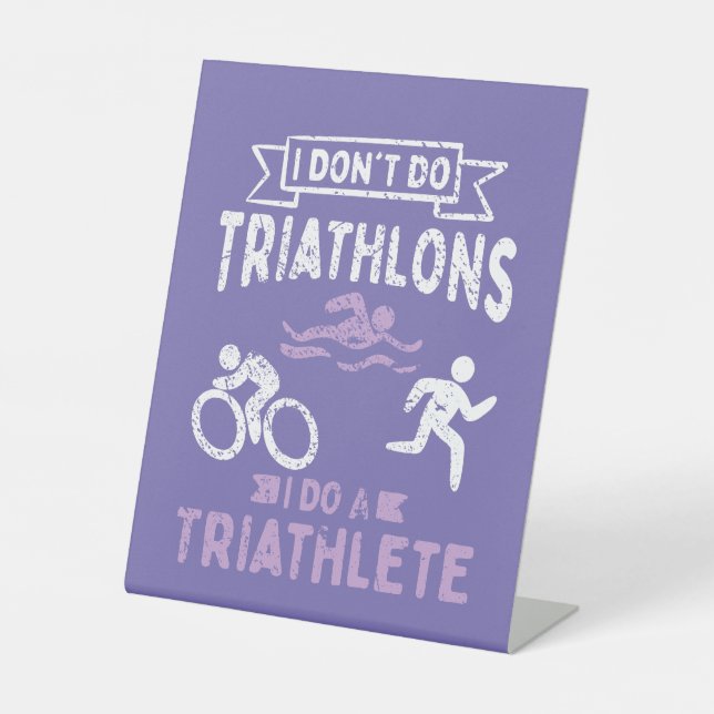 Expositor En L Triathlon Funny (Anverso)