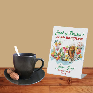 Expositor En L Tropical Beach Cocktails Fruits Bachelorette Party