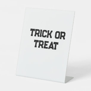 Expositor En L Truco o. Trate Halloween espeluznante negro simple