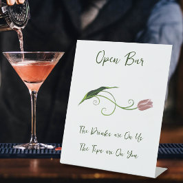 Expositor En L Tulip Floral rosa