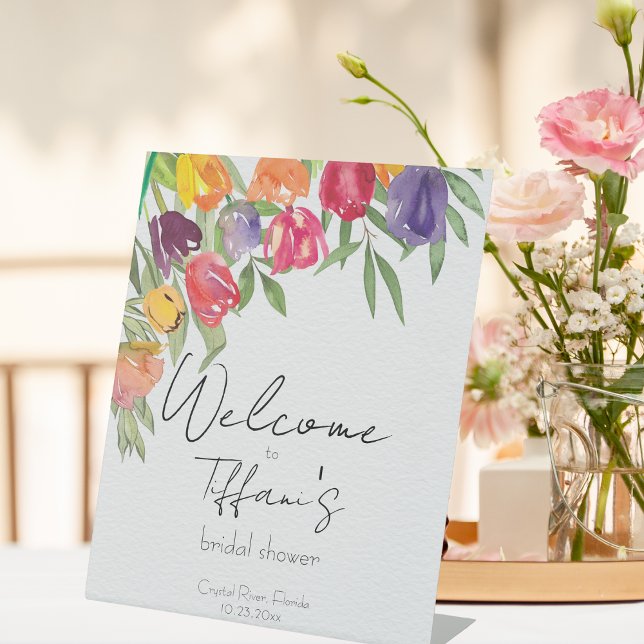 Expositor En L Tulipanes brillantes y divertidos duchas de novias (Subido por el creador)