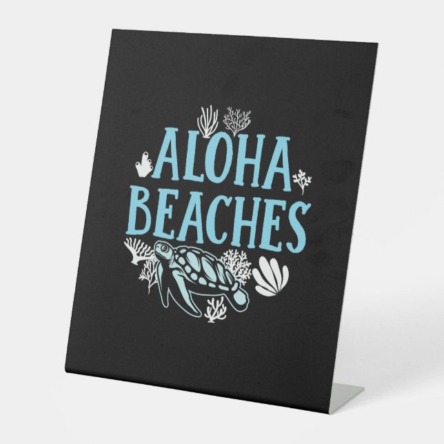 Expositor En L Turtle Lover | Playas de Aloha (Anverso)