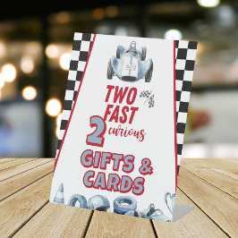 Expositor En L Two Fast 2nd birthday Boy Racing Car Gifts