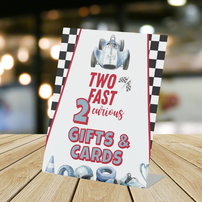 Expositor En L Two Fast 2nd birthday Boy Racing Car Gifts (Subido por el creador)