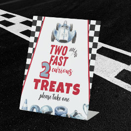 Expositor En L Two Fast 2nd birthday Boy Racing Car Treats 