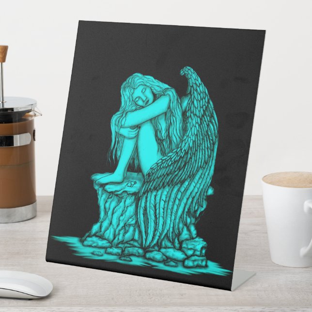 Expositor En L Un ángel dormido en la piedra (In Situ)