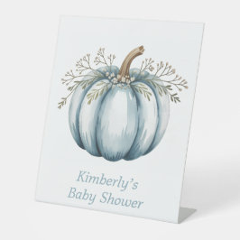 Expositor En L Un calabaza está de camino Baby Shower