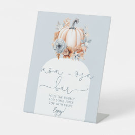 Expositor En L Un pequeño bar de calabaza cae Baby Shower Mom-osa