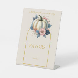 Expositor En L Un pequeño calabaza en el otoño de la floral Baby