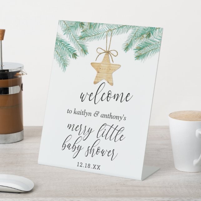 Expositor En L Un pequeño y feliz Baby Shower (In Situ)