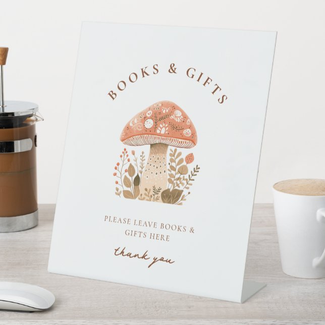 Expositor En L Un poco divertido Guy Mushroom Baby Shower (In Situ)