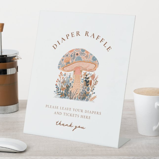 Expositor En L Un poco divertido Guy Mushroom Baby Shower (In Situ)