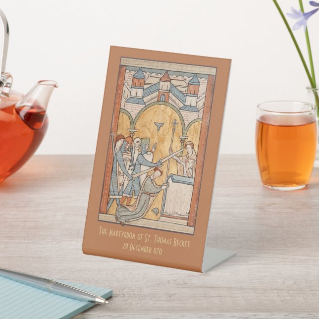 Expositor En L Un primer martirio de St. Thomas Becket en el arte (In Situ)