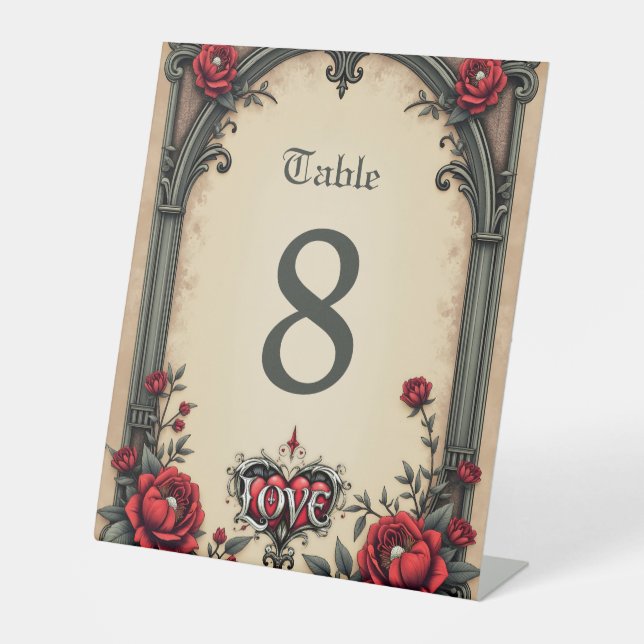 Expositor En L Un romance gótico. Un estilo gótico ornamentado (Anverso)