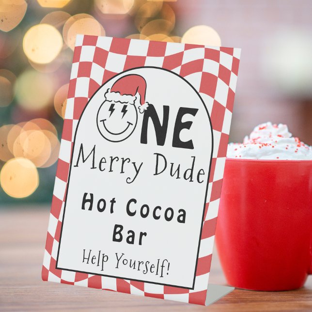 Expositor En L Un tío feliz Navidades cumpleaños Hot Cocoa Bar (Subido por el creador)