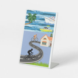 Expositor En L Un viaje para recordar el Rótulo peatonal