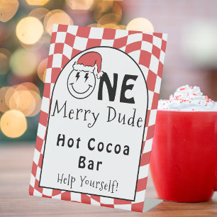 Expositor En L Una barra de chocolate caliente para cumpleaños de